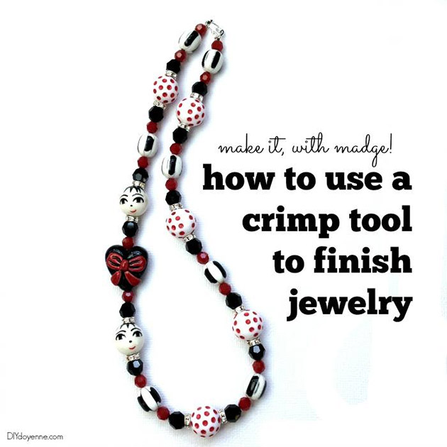 How to use a Crimp Tool by DIYdoyenne