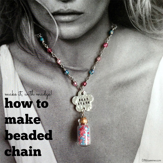 How to make Beaded Chain by Margot Potter