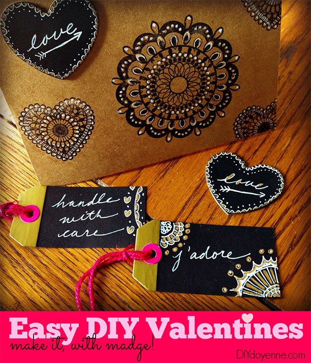 Easy DIY Valentines by Margot Potter