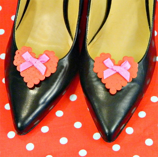 DIY Hearts for your Shoes by Mark Montano