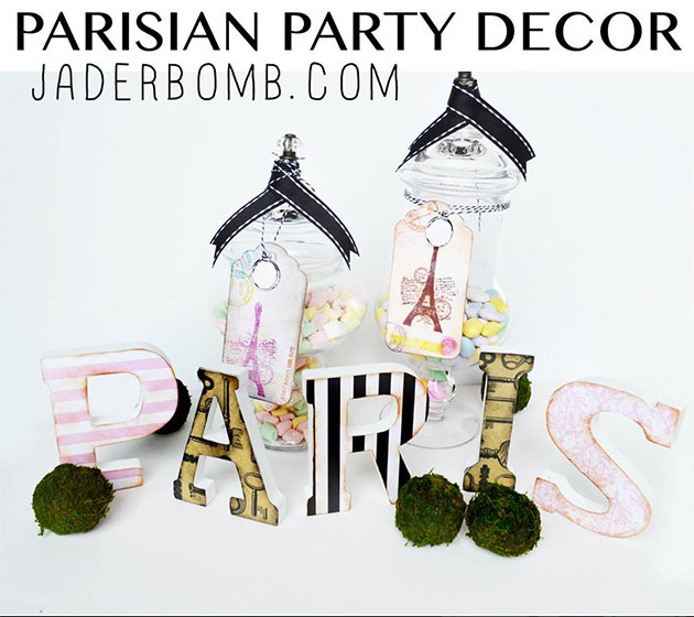 Parisian Party Decor by Jaderbomb