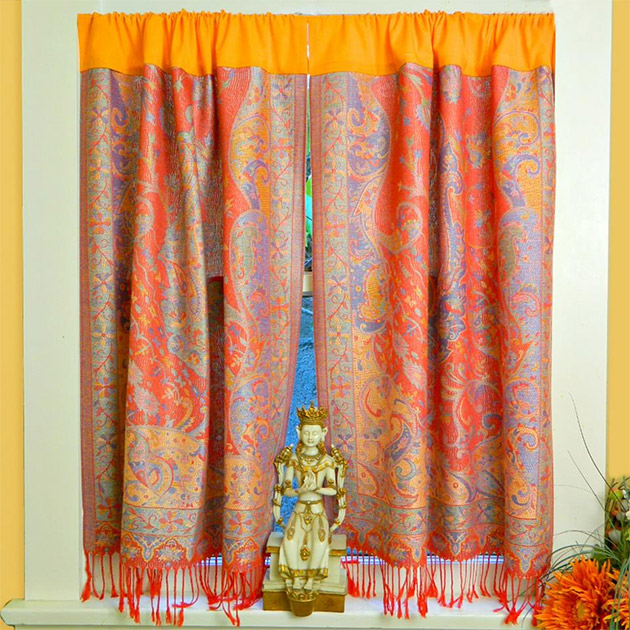 No Sew Boho Curtains by Mark Montano