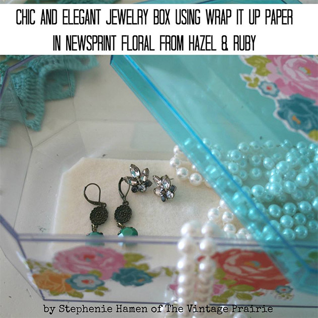 Chic and Elegant Jewelry Box Makeover by Stephenie Hamen