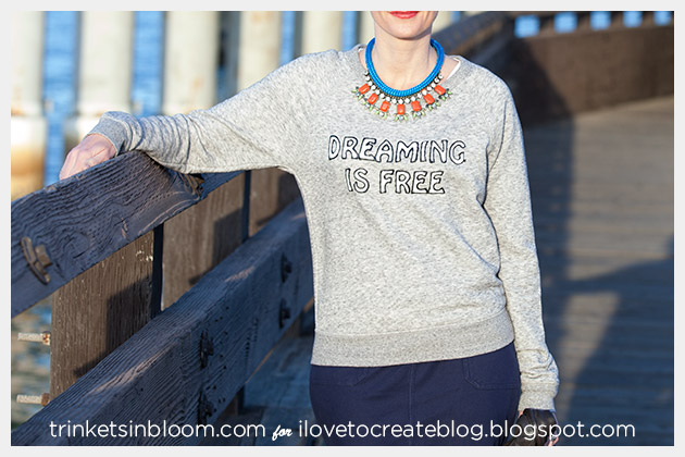 DIY Text Sweatshirt Photo 2 by Trinkets in Bloom