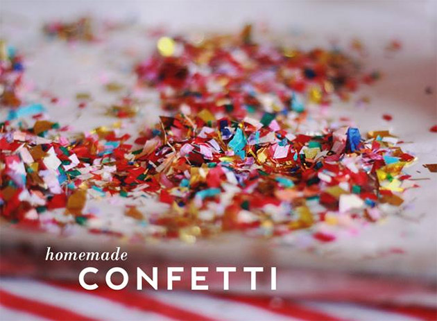 Homemade Confetti by Aunt Peaches