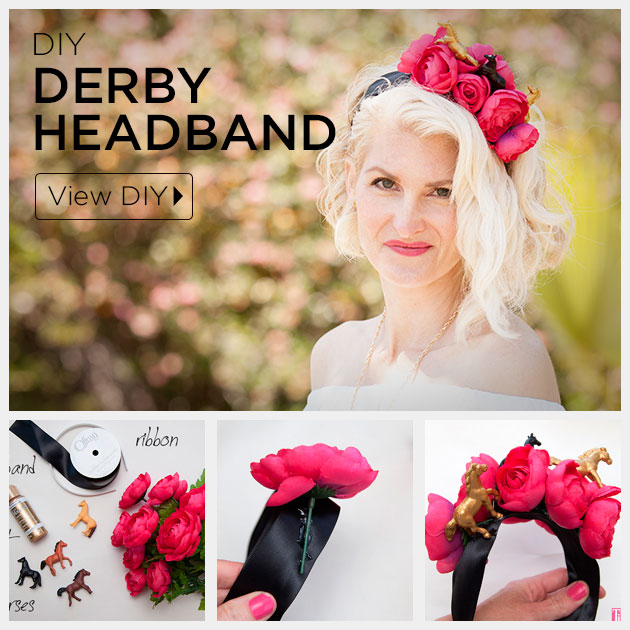 DIY Kentucky Derby Headband Feature by Trinkets in Bloom