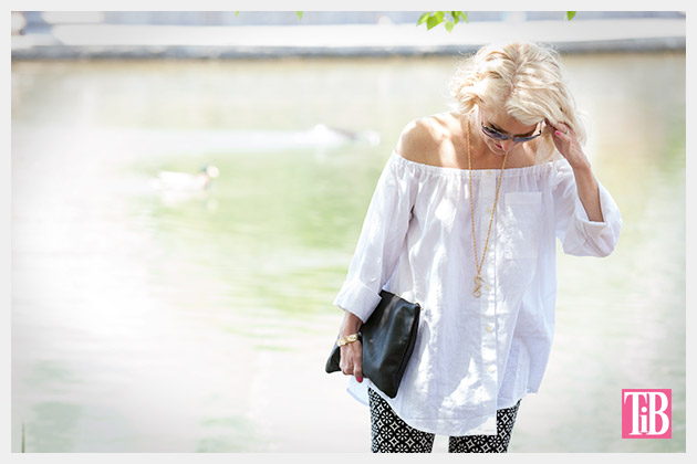 DIY Off the Shoulder Top photo 1 by Trinkets in Bloom