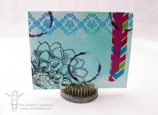 Mixed Media Greeting Card by Vicki O'Dell