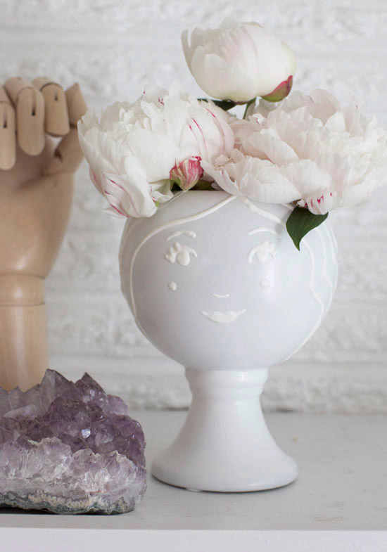 DIY Face Vase by At Home in Love