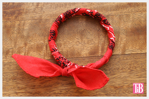 DIY Bandana Bracelets finished by Trinkets in Bloom