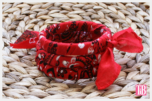 DIY Bandana Bracelets photo 1 by Trinkets in Bloom