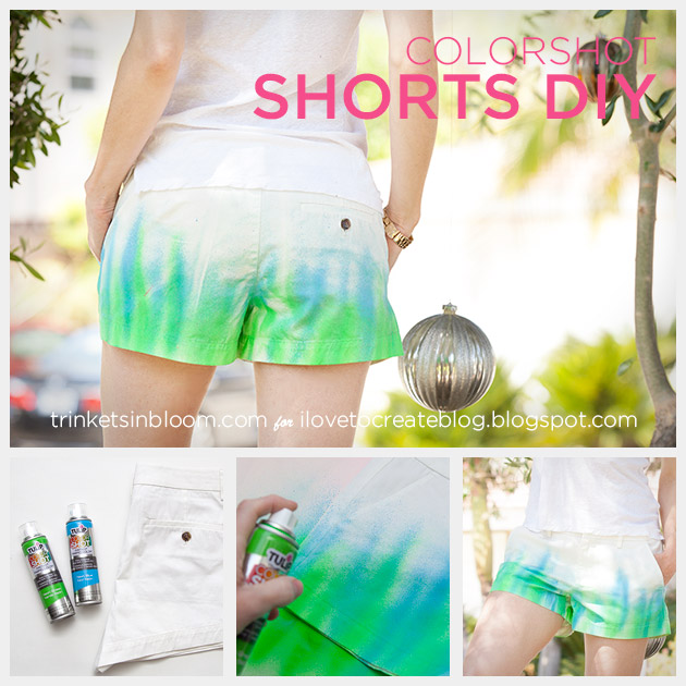 ColorShot Shorts DIY by Trinkets in Bloom
