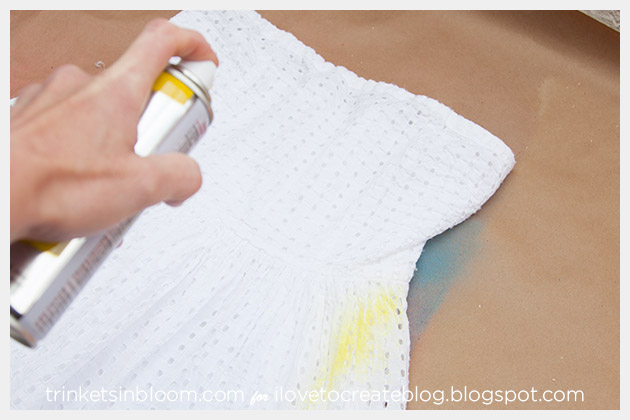 ColorShot Dress spraying first color