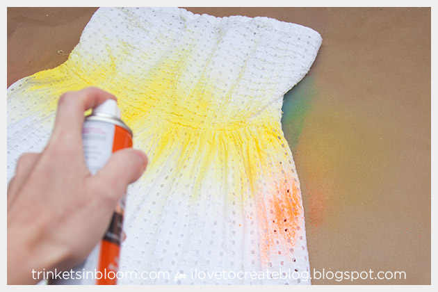 ColorShot Dress spraying second color