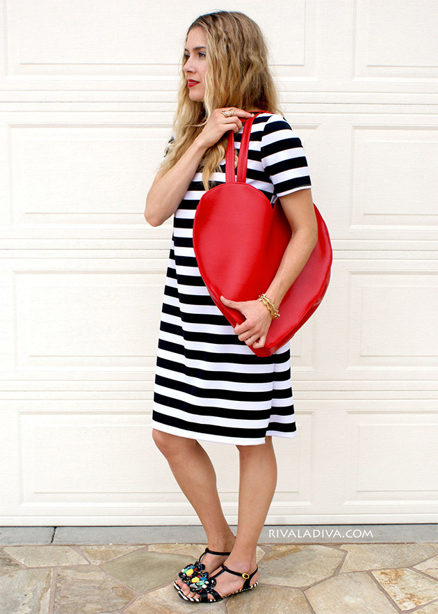 Kate Spade Heart Tote Tutorial by Riva La Diva