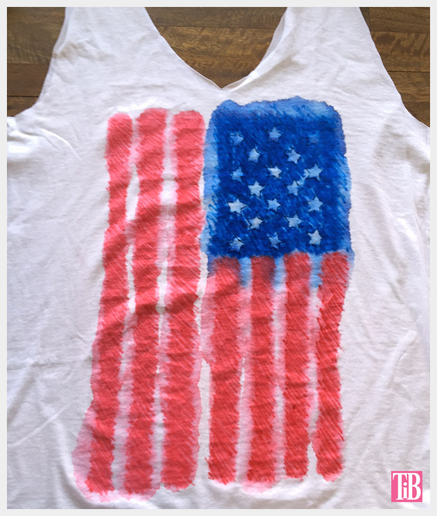 4th of July T-Shirt finished by Trinkets in Bloom