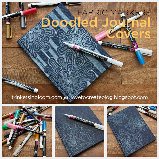 Doodled Journal Cover by Trinkets in Bloom