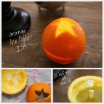 Orange Tea Light DIY