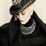 Carmen Dell Orefice Leopard Hat