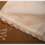 Lace Sleep Shorts DIY