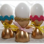 Golden Egg Cups DIY