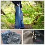 Recycled Denim Maxi Skirt DIY