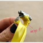 Ribbon Wrapped Ring DIY