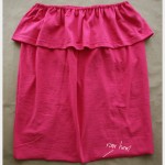Ruffled Tube Top DIY