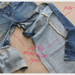 Recycled Denim Maxi Skirt DIY