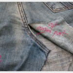 Recycled Denim Maxi Skirt DIY