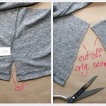 DIY Tutorial for T Shirt Dress