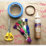 Supplies To Make DIY Leather Friendship Bracelets