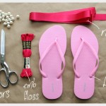 Supplies To Make Your Tassel Beaded Flip Flops