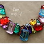 Wire Wrapped Jewel Necklace DIY