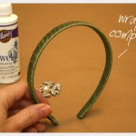 DIY Jeweled Headband Wrapped