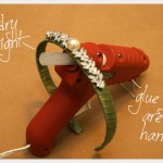DIY Jeweled Headband Hot Glue Gun