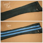 Tuxedo Stripe Jeans DIY Tutorial