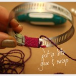 DIY Bracelet Wrapped and Beaded