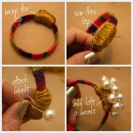 Wrapped and Beaded DIY Bracelet Instructions