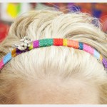 Wrapped Headband DIY Close Up