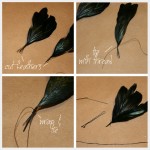 How to Make Feather Hair Pins