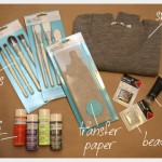 Owl Sweater DIY Supplies