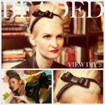 Beaded Bow Headband Feature