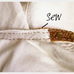 Embellished Shirt Collar Stitches