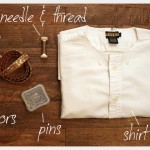 Embellished Shirt Collar Supplies