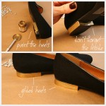 Halloween Spider Loafers DIY Gold Heels
