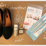 Halloween Spider Loafers DIY Supplies