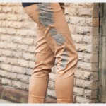Printed Pants DIY Close Up