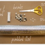 DIY Foil Clutch Supplies