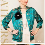 Feather and Rhinestone Pin DIY Feature